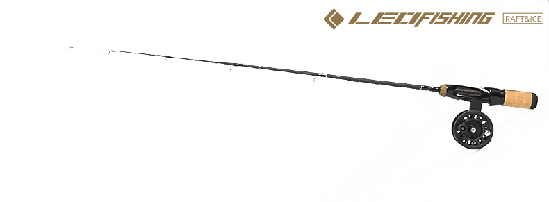 One Piece Flat Ice Fishing Rod