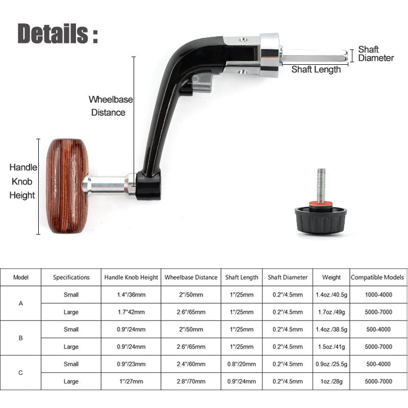 DIY Spinning Reel Single Handle Arm