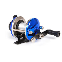 Mini Drum Reel with Pre-Loaded Line  Ready-to-Use for Ice Fishing