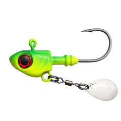 Multi-Colored_Fish_Head_Jig_Head-green-spin