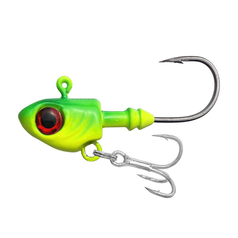 Multi-Colored_Fish_Head_Jig_Head-green-treble