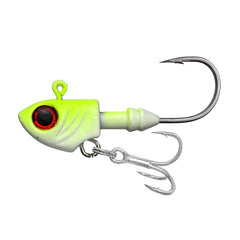 Multi-Colored_Fish_Head_Jig_Head-lemon-yellow-treble