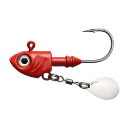 Multi-Colored_Fish_Head_Jig_Head-red-spin