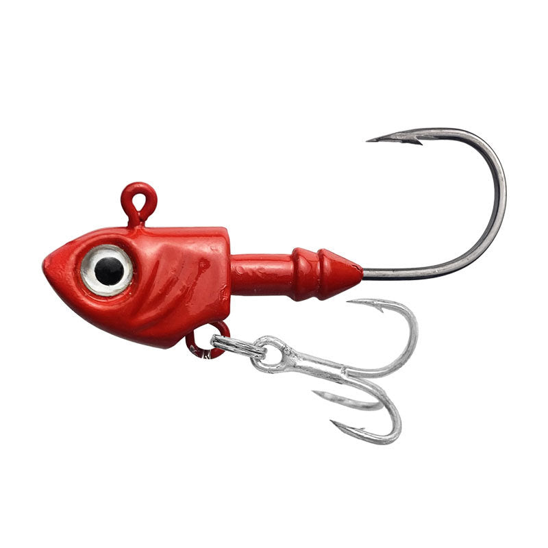 Multi-Colored_Fish_Head_Jig_Head-red-treble
