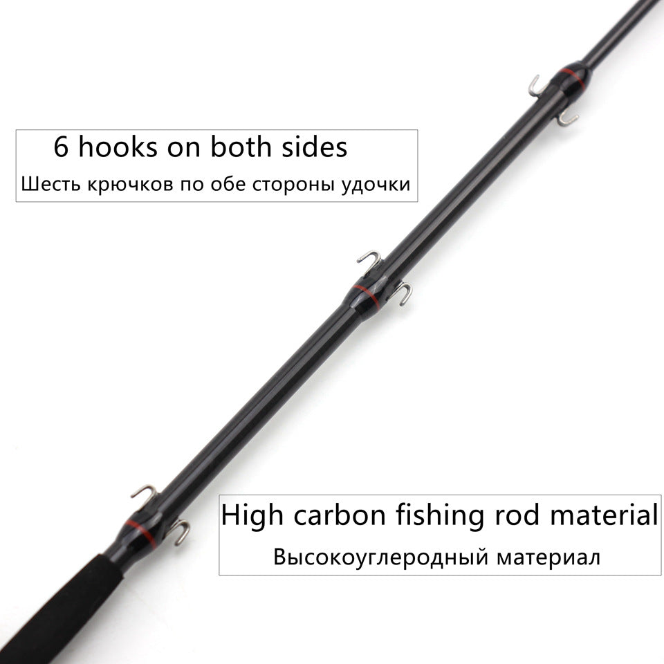 Solid-tip ice fishing rod