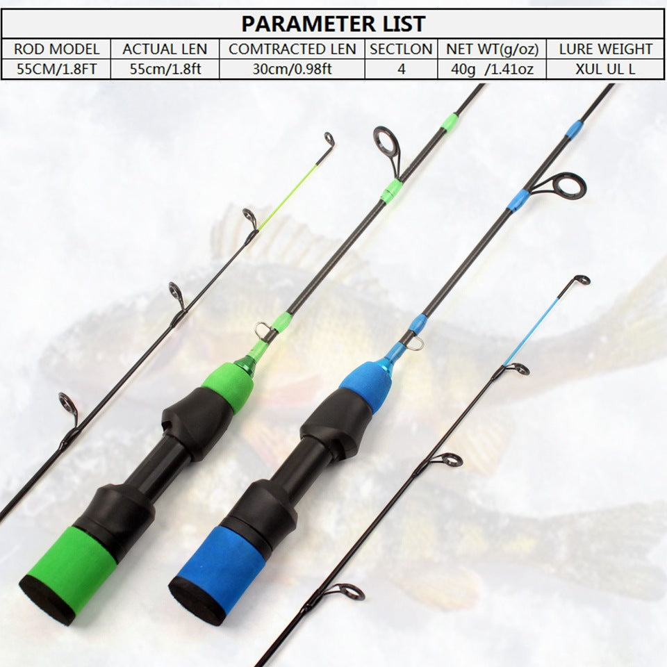 3-tip ice fishing rod