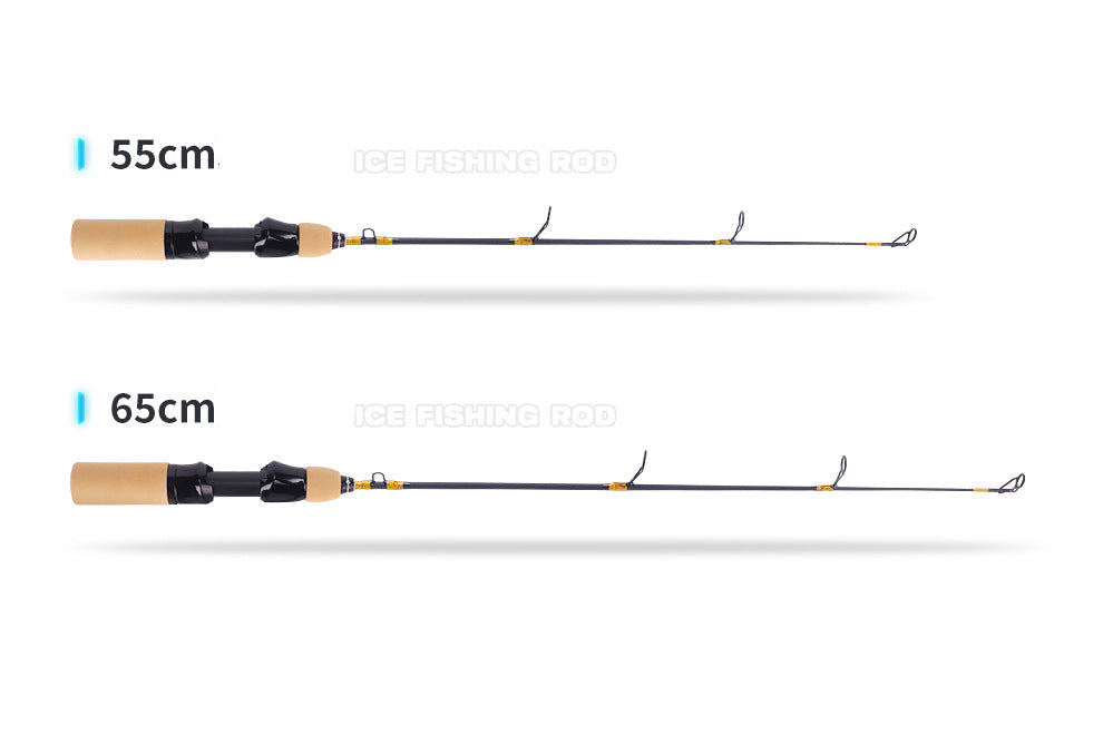 2 Pieces Ice Fishing Rod (55cm-65cm)