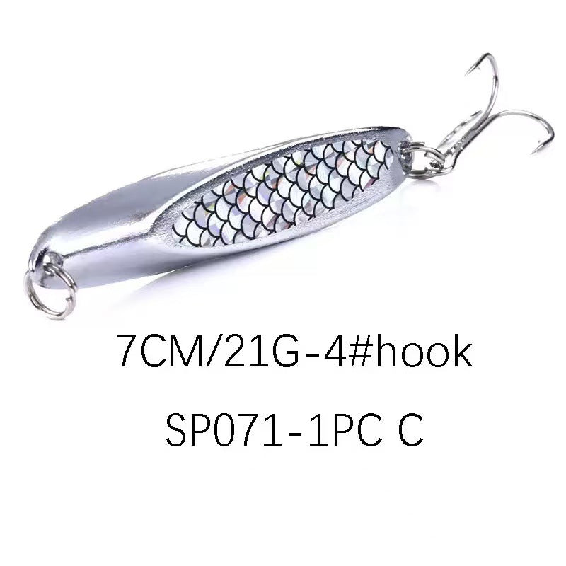 Fish-Scale Texture Spinner Bait