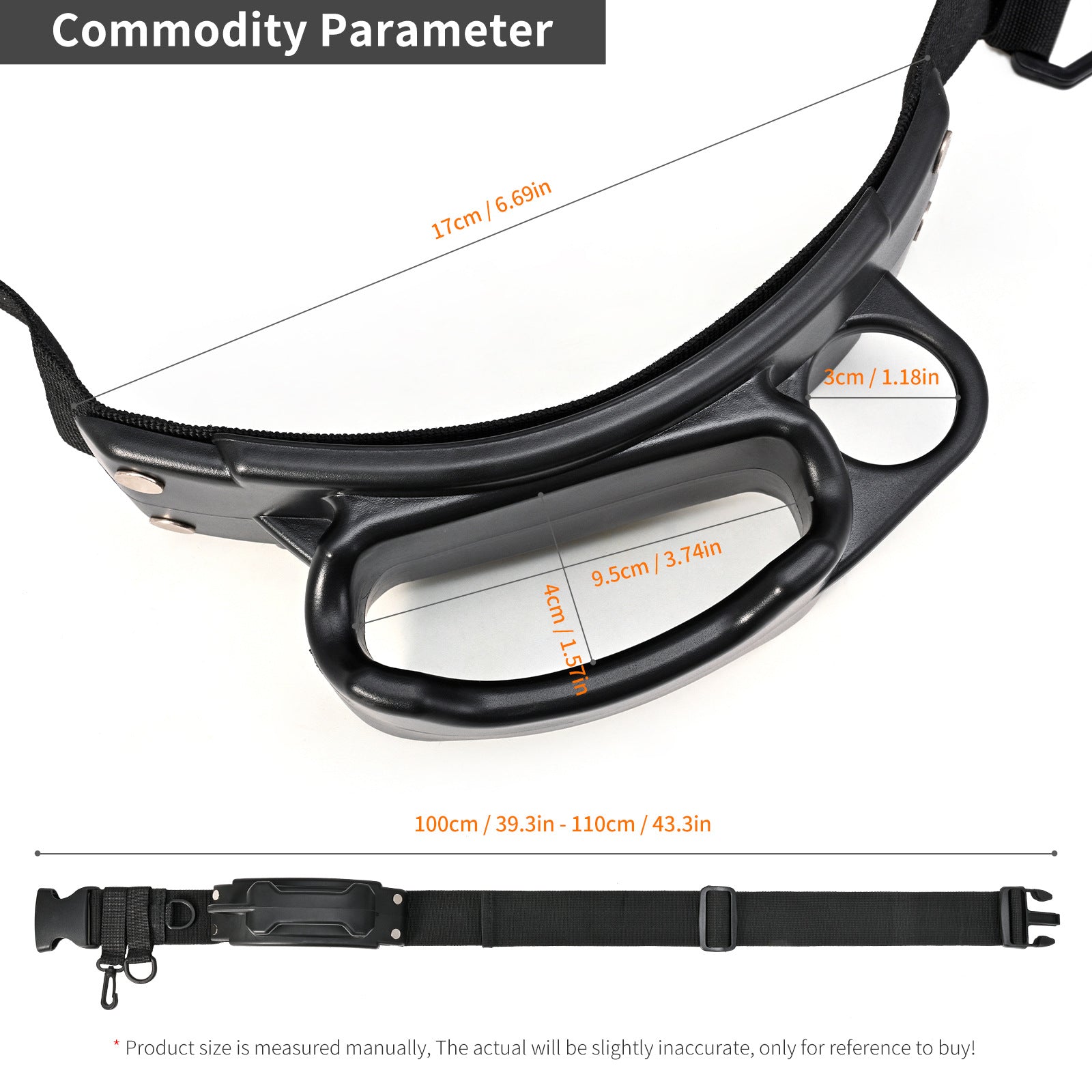 Adjustable Portable Lure Rod Waist Support